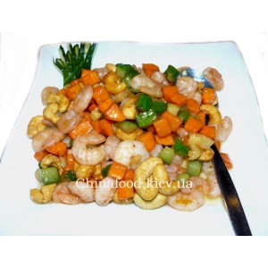 Креветки с кешью (260 г.)