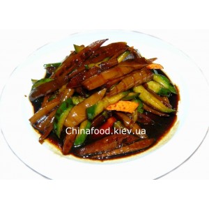 Stewed young bamboo with butter sause